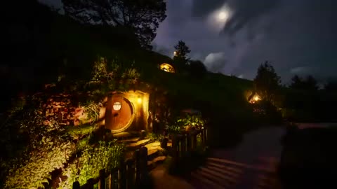 Lord of the Rings Music & Ambience | The Shire, A Peaceful Night in Bag End