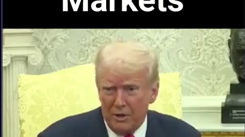 Trump Talks Markets
