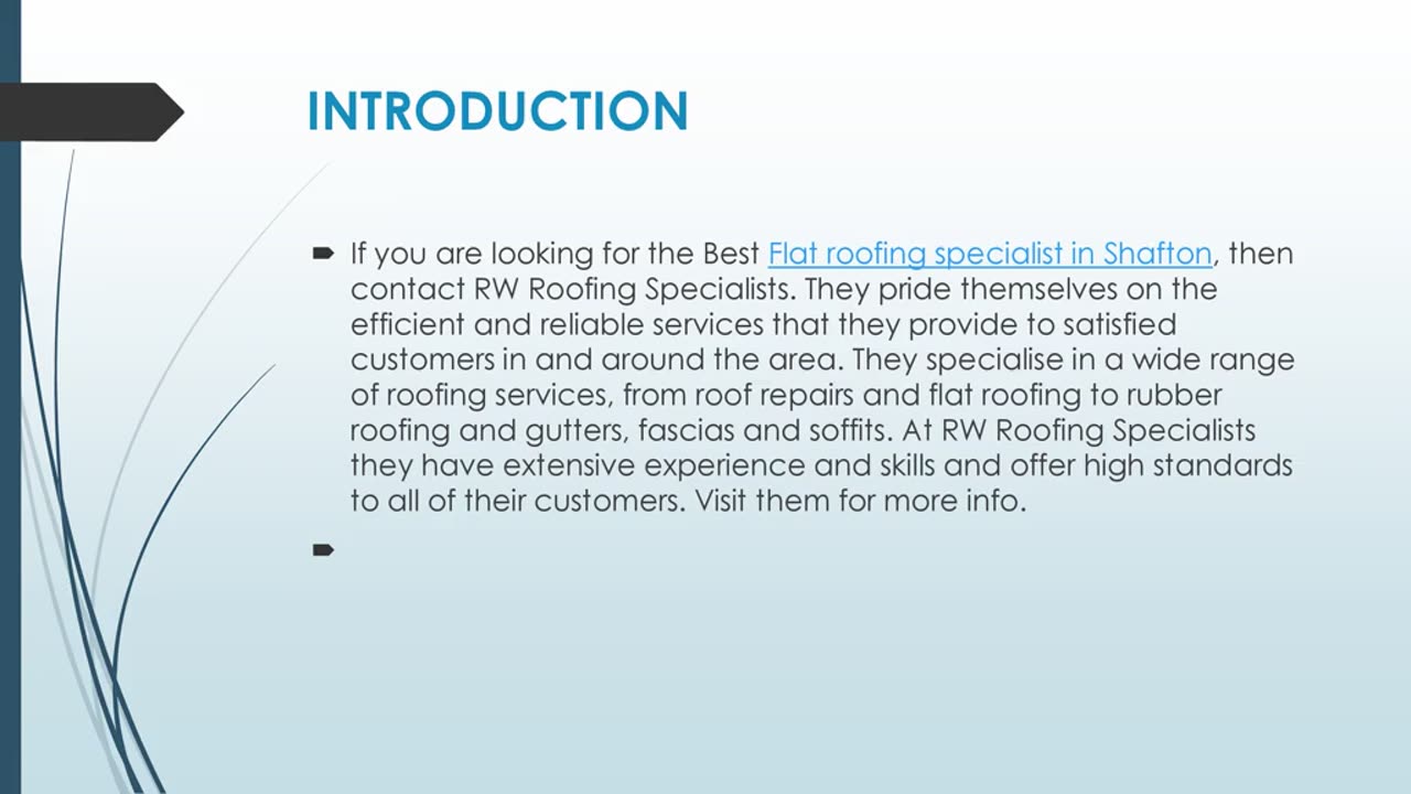 Get The Best Flat roofing specialist in Shafton.