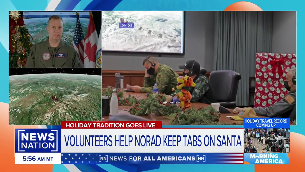 NORAD monitors Santa's journey for 69th year | Morning in America