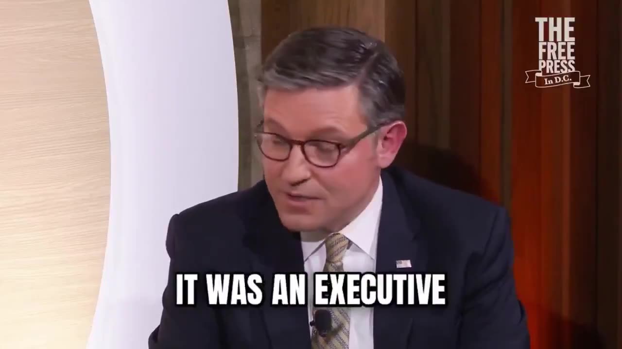 Flashback: Speaker Johnson Said Dementia Joe Had No Idea What Executive Order He Had Signed
