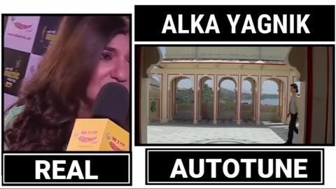 Vocal original v/s Autotune
