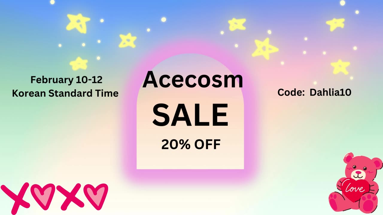 Acecosm Sale !! 20% Off