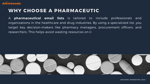 Pharmaceutical Email List for Effective B2B Marketing