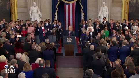 President Trump's Inaugural Speech, 01/20/2025 "The Golden Age Of America Begins Right Now"