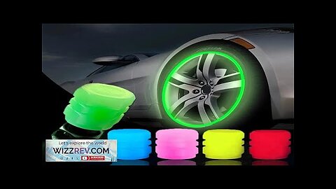 4PC Car Luminous Valve Caps Fluorescent Night Glowing Car Motorcycle Bicycle Wheel Review