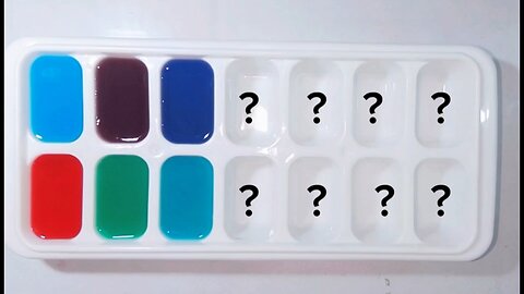 Asmr Color Mixing part 1🎨🖌️(How to color mixing)