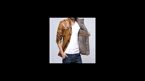 Men’s Varsity Leather Jacket – Stylish Casual Winter Wear