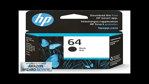 HP 64 Black Ink Cartridge Works with HP ENVY Inspire 7950e; Review