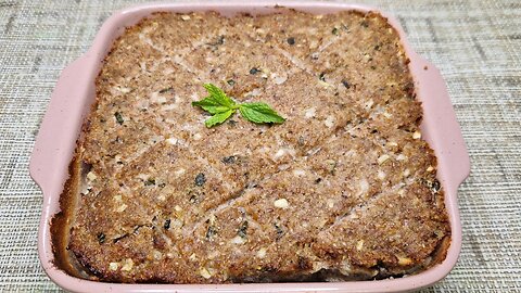 How to Make Baked and Stuffed Kibbeh? 🥙🔥