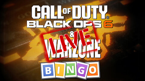 Day 8 of trying to get Call of Duty Bingo!!