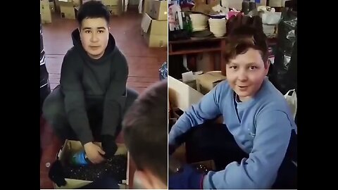 Shocking Footage of Ukrainian School Children Being Used to Make Shrapnel Bombs