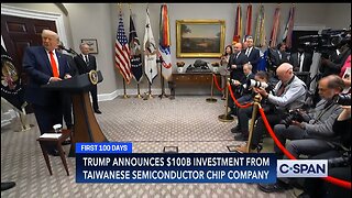 Trump Announces $100 BILLION Investment In America From Taiwan Chip Company