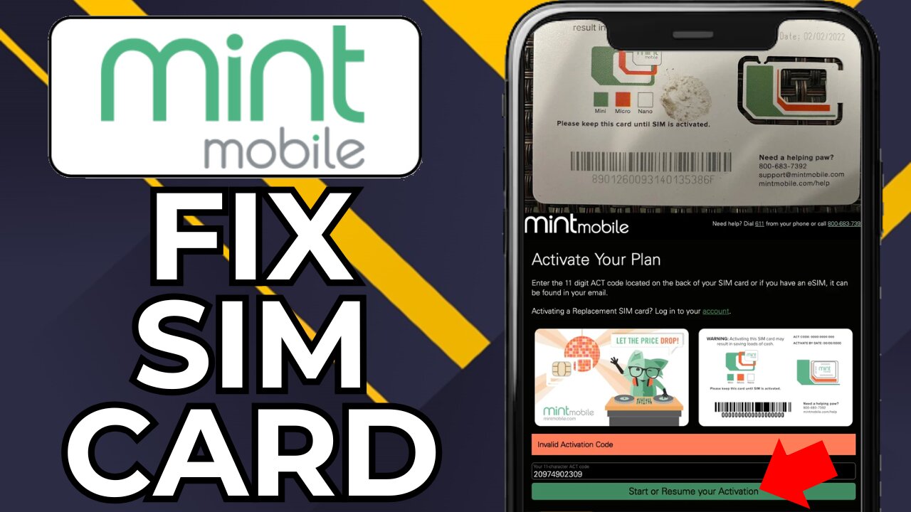 HOW TO FIX MINT MOBILE SIM CARD NOT WORKING