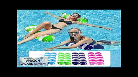 【4 Pack】 Inflatable Pool Floats Hammock Water Hammock Lounges Multi-Purpose Swimming Pool Review