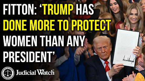 FITTON: 'Trump has done MORE to protect women than ANY President'