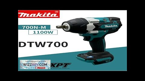 Makita DTW700 18V brushless electric wrench Cordless drill screwdriver High torque electric Review