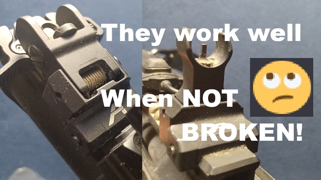 Vintage AERO PRECISION flip up iron sights front and rear, deep dive autopsy.