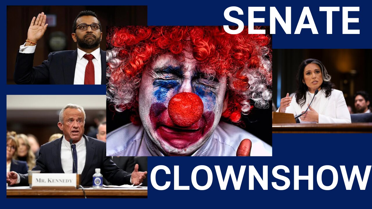Senate Hearings CLOWNSHOW: RFK Jr, Kash Patel, Tulsi Gabbard