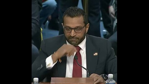 Kash Patel Confirmation Hearing