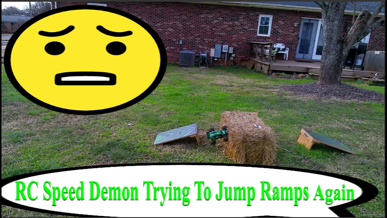 RC Speed Demon Jumping Hay Stack (Green) Part 3