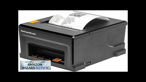 NetumScan 80mm POS Receipt Printer 300mm/s USB Thermal Receipt Printer with Auto Review