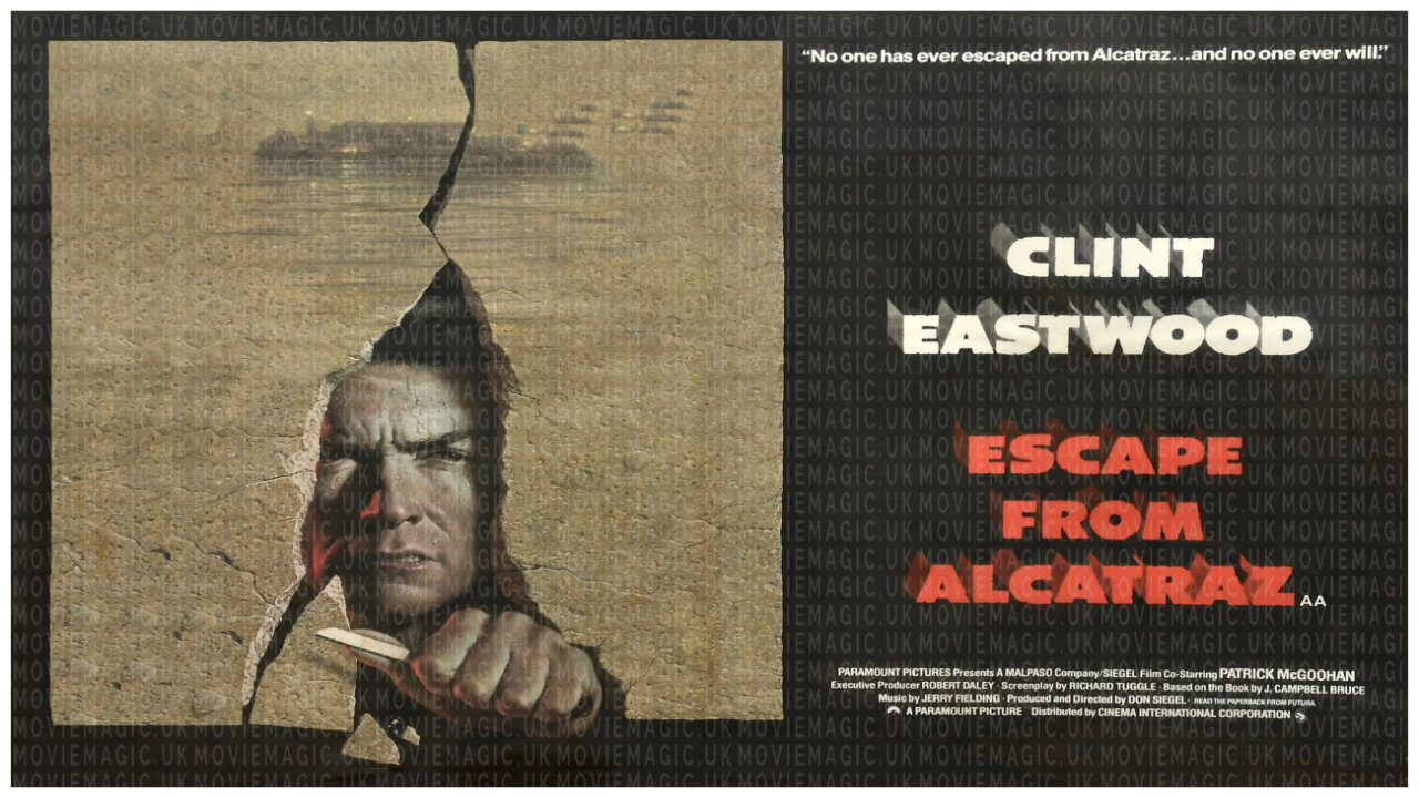 🎬 Escape From Alcatraz - 1979 - 🎥 TRAILER & FULL MOVIE