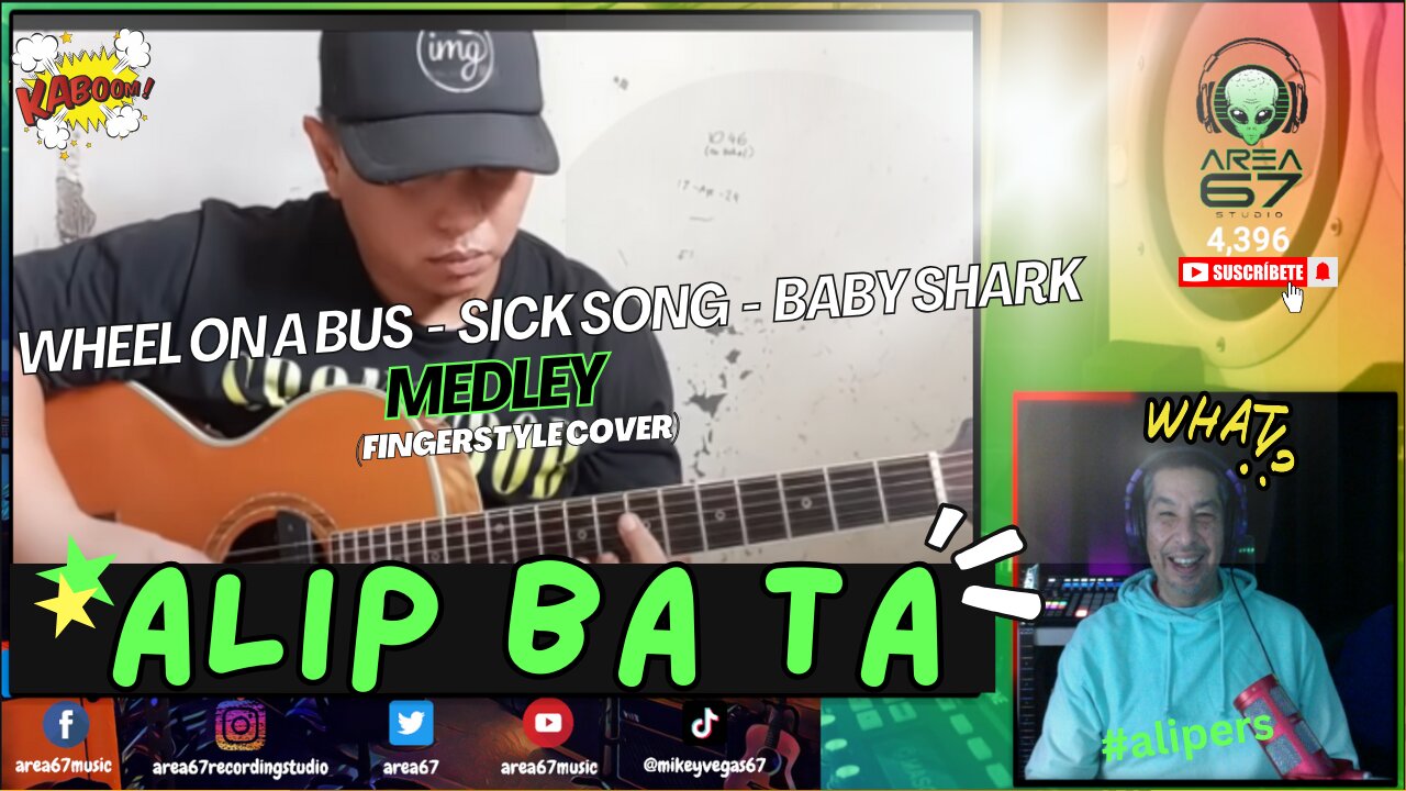 The ultimate medley by Alip Ba Ta - Wheel on the Bus, Sick Song & Baby Shark!