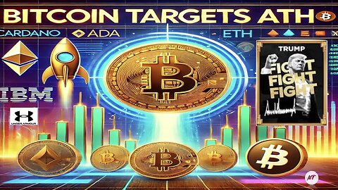 Bitcoin Targets ATH 🚀 | ADA, ETH & Stock Market Analysis