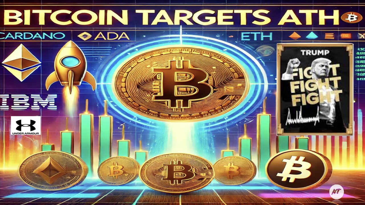 Bitcoin Targets ATH 🚀 | ADA, ETH & Stock Market Analysis