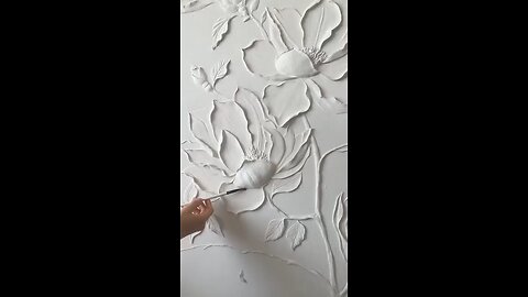 Try This New Texture Art Flower Technique |