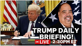 TRUMP DAILY BRIEFING: PRESIDENT TRUMP EXECUTIVE ORDERS | SWEARING IN | MONICA PAIGE