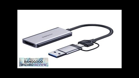 HAGiBiS USB 3.0 Video Capture Card HD to USB/Type-C Game Grabber Record Review