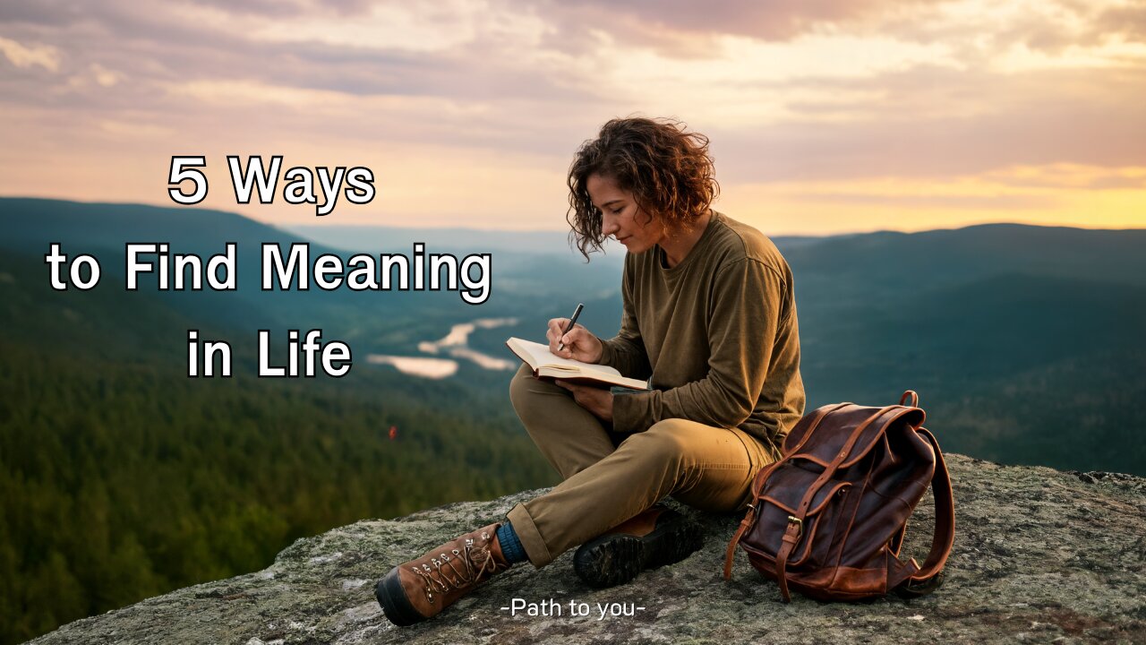 5 Ways to Find Meaning in Life – Path to You