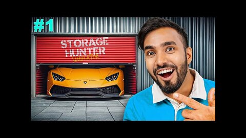 MY FIRST DAY IN STORAGE WARS | STORAGE HUNTER SIMULATOR #1