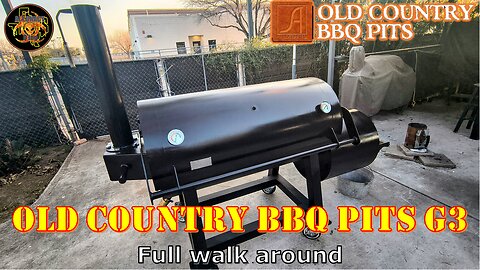 Full Specs - Old Country BBQ Pits G3 Offset #oldcountrybbqpits #offsetsmoker #texasbbq