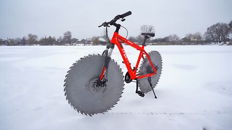 Epic Cycling on Ice: Extreme Winter Biking Challenge!