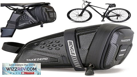 TAKEZERO TZ07 1L Lage Capacity PU Mountain Bike Clearing Bag Road Bike Review