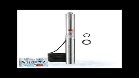 1.5HP Deep Well Submersible Pump Stainless Steel Water Pump 31.7GPM 276ft Review