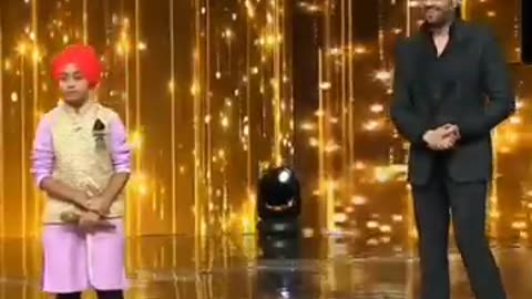punjabi boy on the singing show