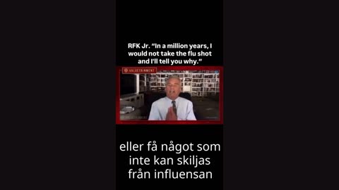 If you get the Flu Shot…you’re 4.4 times more likely to get ill (Svensktextad)