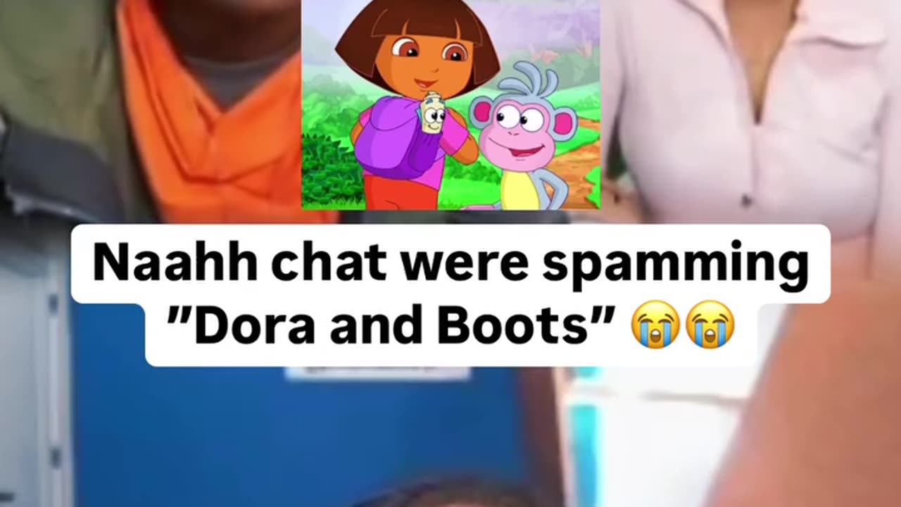 ISHOWSPEED chat spam Dora and boots