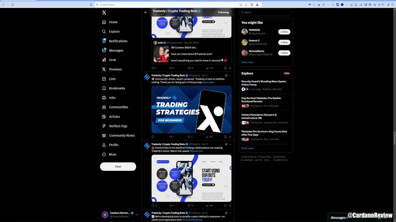 Tradenly UPDATE Trading Bots for 🤖 | Solana, Ethereum & Cardano Support Soon! 🌐