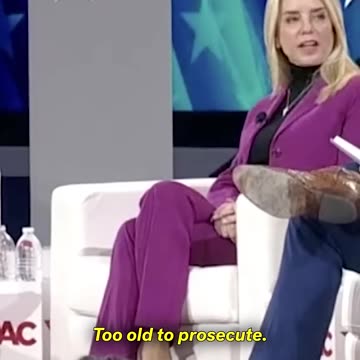 Pam Bondi Asked If The DOJ Should Prosecute Biden