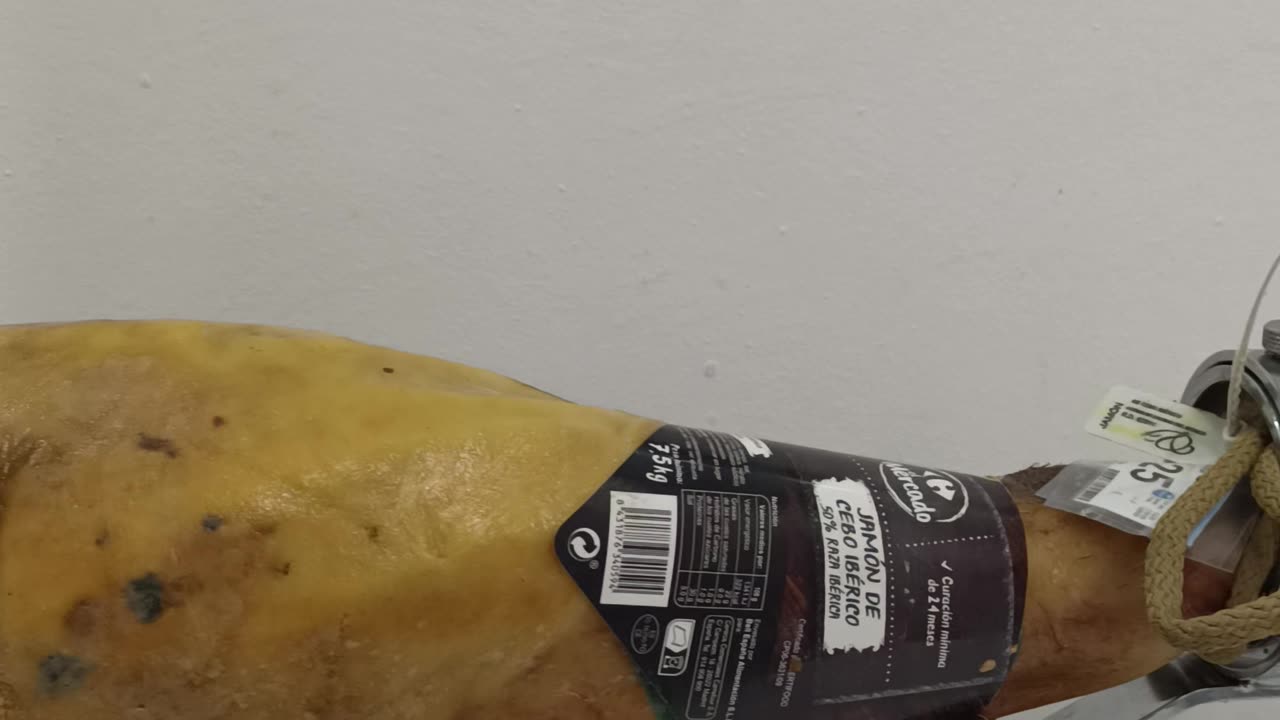 Jamón ibérico de cebo