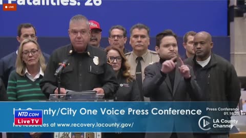 LIVE: Los Angeles Officials Give Update on Fire Response