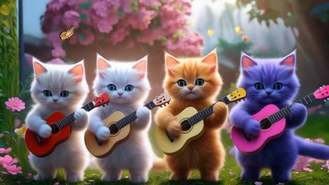 Cute Cat cartoon video