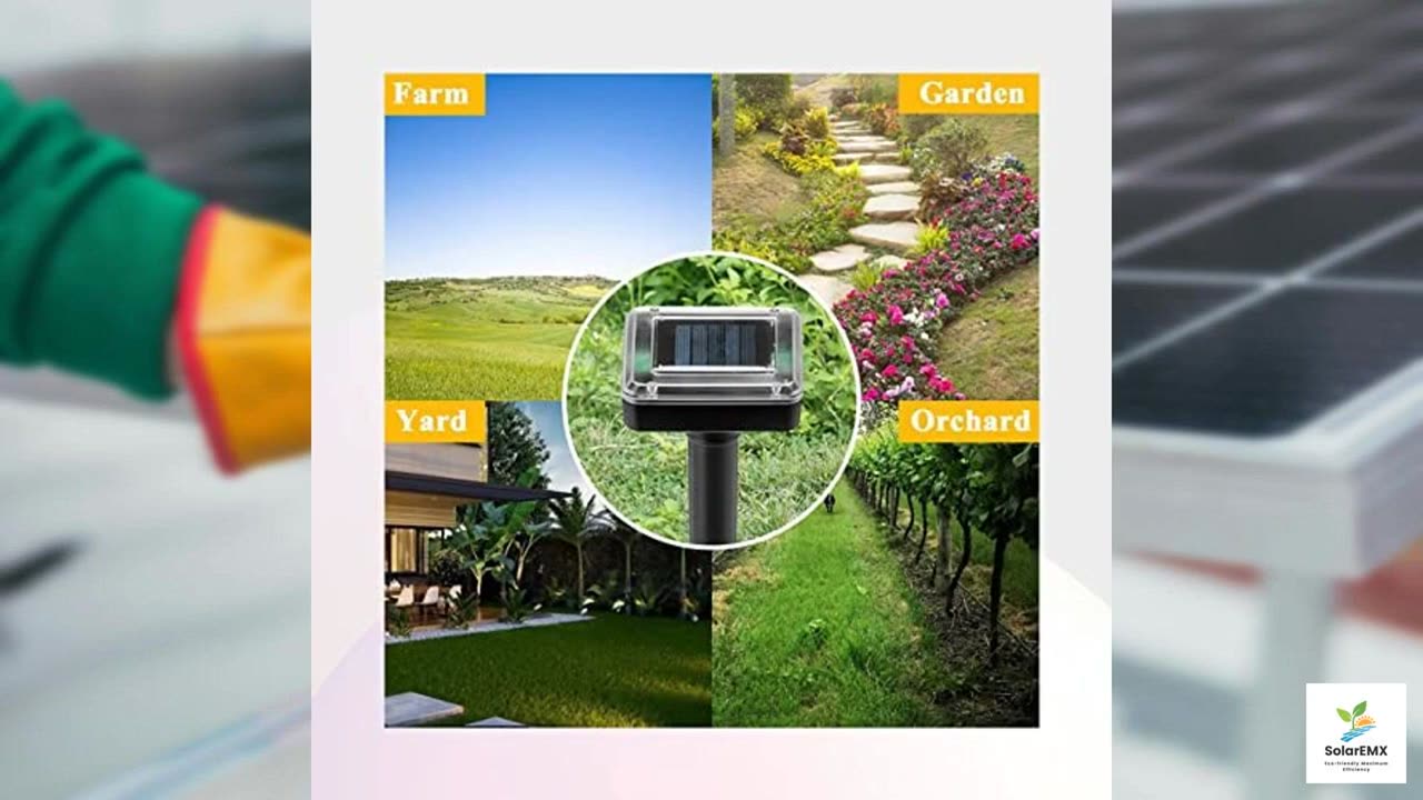 SUEDA Outdoor Solar Ultrasonic Sound