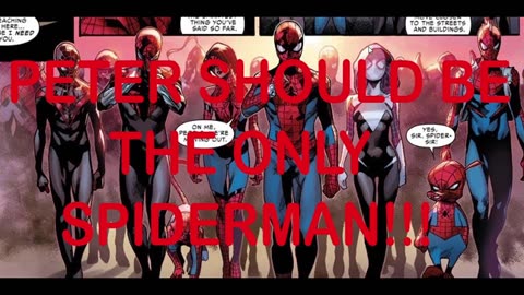 peter should be the only spiderman