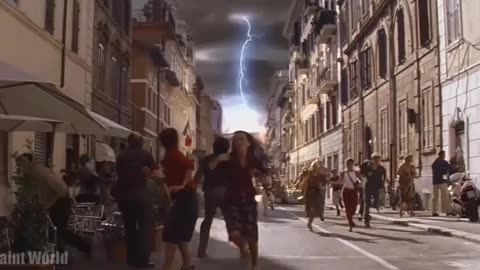 Nature Attacks on Rome | Lightning Disaster Scene | The Core (2003)